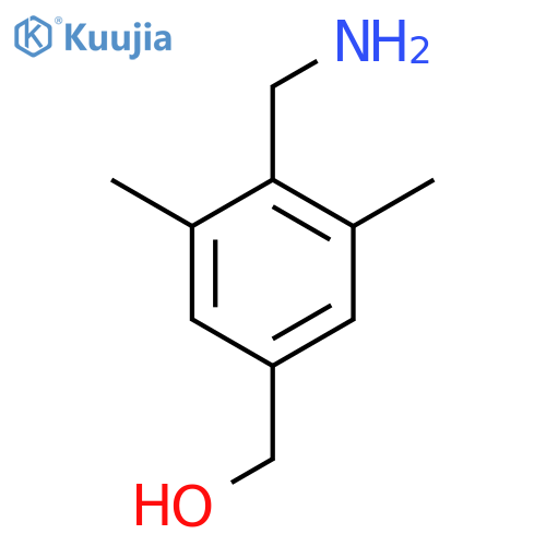 [4-(Aminomethyl)-3,5-dimethylphenyl]methanol structure