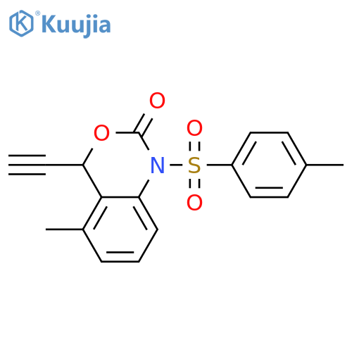 4-Ethynyl-1,4-dihydro-5-methyl-1-[(4-methylphenyl)sulfonyl]-2H-3,1-benzoxazin-2-one structure