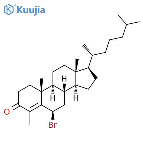 6b-Bromo-4-methylcholest-4-en-3-one structure