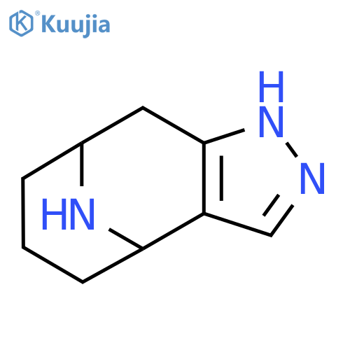 4,8-Imino-1H-cyclooctapyrazole, 4,5,6,7,8,9-hexahydro- structure