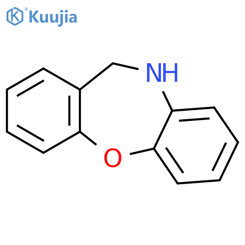 10,11-DihydrodibenzoB,F1,4oxazepine structure