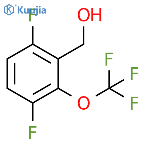 3,6-Difluoro-2-(trifluoromethoxy)benzyl alcohol structure