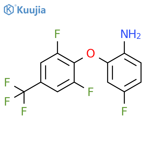Benzenamine, 2-[2,6-difluoro-4-(trifluoromethyl)phenoxy]-4-fluoro- structure