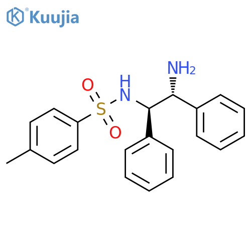 N-[(1R,2R)-2-amino-1,2-diphenylethyl]-4-methylbenzenesulfonamide structure
