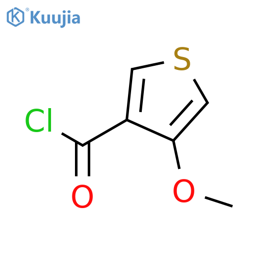 3-Thiophenecarbonylchloride, 4-methoxy- structure