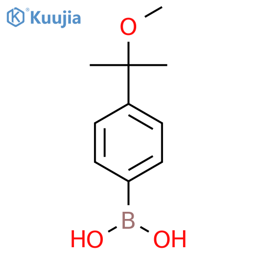 4-(2-methoxypropan-2-yl)phenylboronic acid structure