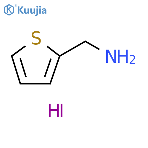 2-Thiophenemethanamine, hydriodide (1:1) structure