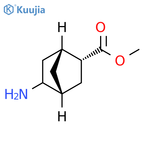 Bicyclo[2.2.1]heptane-2-carboxylic acid, 5-amino-, methyl ester, (1R,2R,4R)-rel- structure