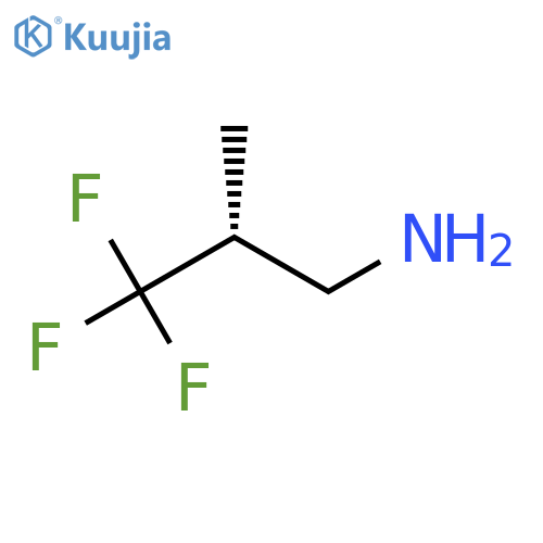 (2R)-3,3,3-trifluoro-2-methylpropan-1-amine structure
