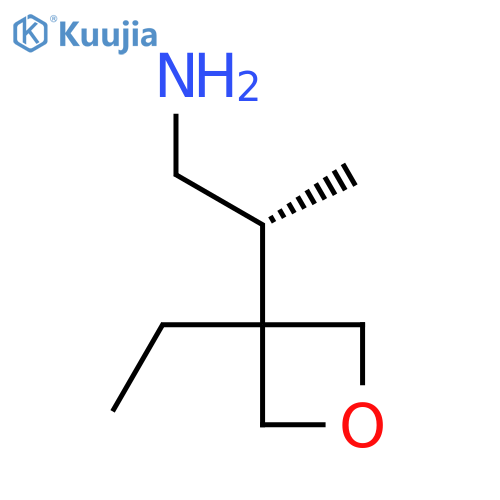 (2R)-2-(3-Ethyloxetan-3-yl)propan-1-amine structure