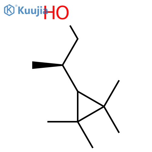 (2R)-2-(2,2,3,3-Tetramethylcyclopropyl)propan-1-ol structure