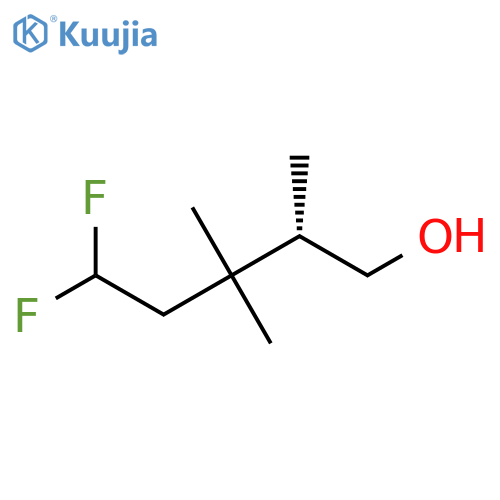 (2S)-5,5-Difluoro-2,3,3-trimethylpentan-1-ol structure