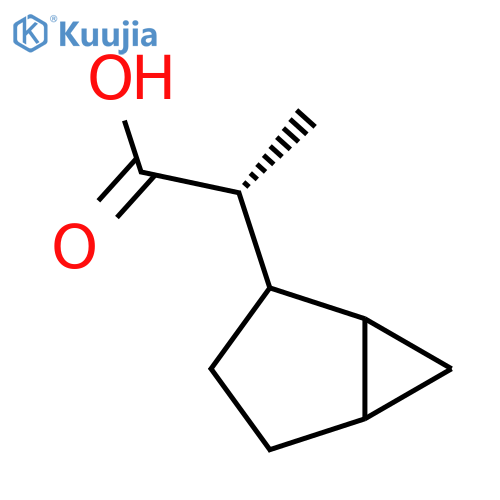 (2R)-2-(2-Bicyclo[3.1.0]hexanyl)propanoic acid structure
