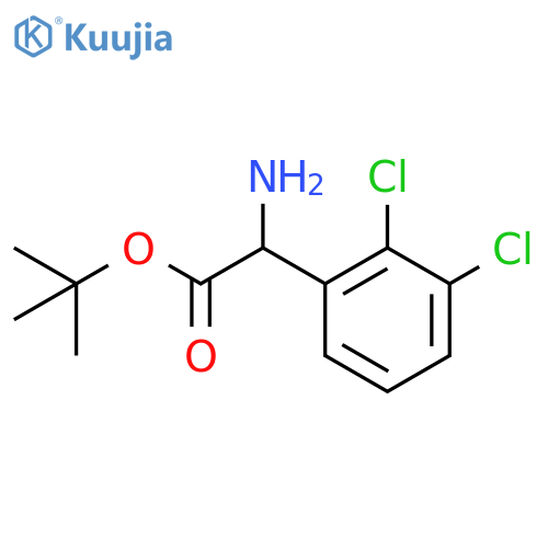 Tert-butyl 2-amino-2-(2,3-dichlorophenyl)acetate structure