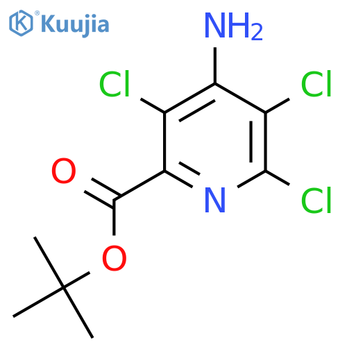 Tert-butyl 4-amino-3,5,6-trichloropyridine-2-carboxylate structure