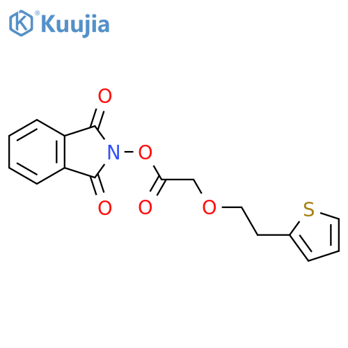 1,3-dioxo-2,3-dihydro-1H-isoindol-2-yl 2-[2-(thiophen-2-yl)ethoxy]acetate structure