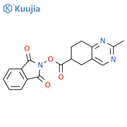 1,3-dioxo-2,3-dihydro-1H-isoindol-2-yl 2-methyl-5,6,7,8-tetrahydroquinazoline-6-carboxylate structure