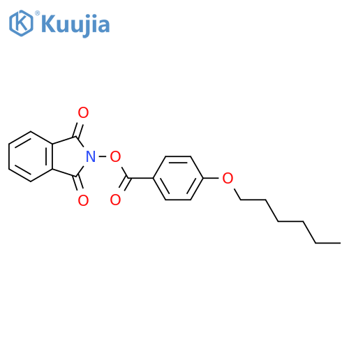 1,3-dioxo-2,3-dihydro-1H-isoindol-2-yl 4-(hexyloxy)benzoate structure