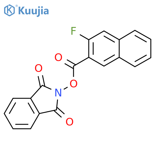 1,3-dioxo-2,3-dihydro-1H-isoindol-2-yl 3-fluoronaphthalene-2-carboxylate structure