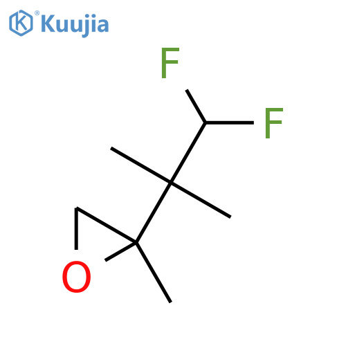 2-(1,1-Difluoro-2-methylpropan-2-yl)-2-methyloxirane structure