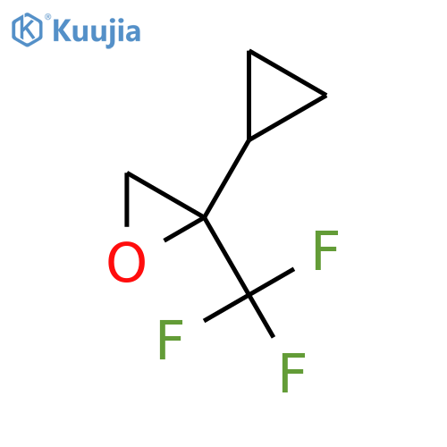 2-Cyclopropyl-2-(trifluoromethyl)oxirane structure