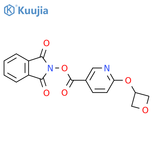 1,3-dioxo-2,3-dihydro-1H-isoindol-2-yl 6-(oxetan-3-yloxy)pyridine-3-carboxylate structure