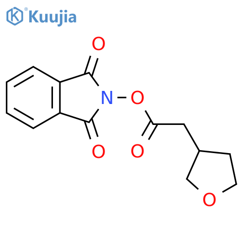 1,3-dioxo-2,3-dihydro-1H-isoindol-2-yl 2-(oxolan-3-yl)acetate structure