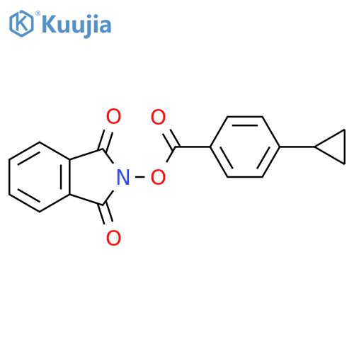 1,3-Dihydro-1,3-dioxo-2H-isoindol-2-yl 4-cyclopropylbenzoate structure