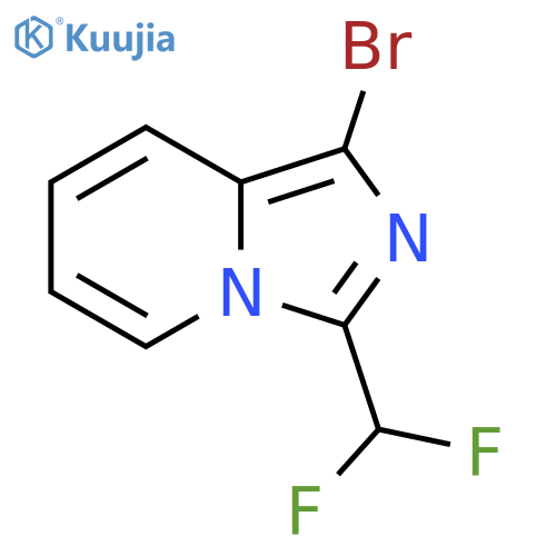 1-Bromo-3-(difluoromethyl)imidazo[1,5-a]pyridine structure