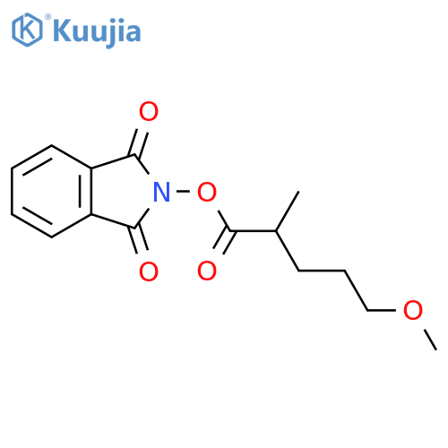 1,3-dioxo-2,3-dihydro-1H-isoindol-2-yl 5-methoxy-2-methylpentanoate structure