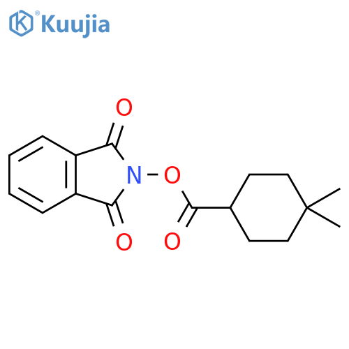 1,3-dioxo-2,3-dihydro-1H-isoindol-2-yl 4,4-dimethylcyclohexane-1-carboxylate structure