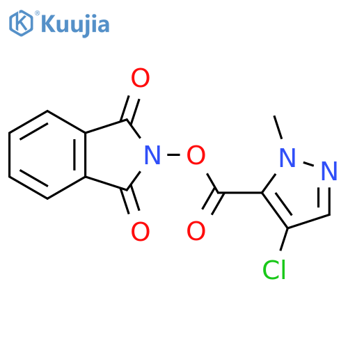 1,3-dioxo-2,3-dihydro-1H-isoindol-2-yl 4-chloro-1-methyl-1H-pyrazole-5-carboxylate structure
