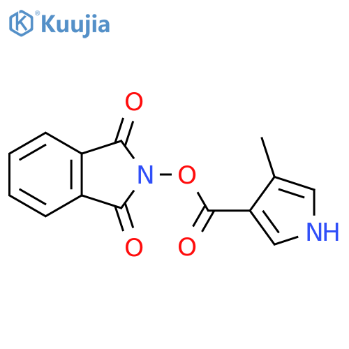 1,3-dioxo-2,3-dihydro-1H-isoindol-2-yl 4-methyl-1H-pyrrole-3-carboxylate structure