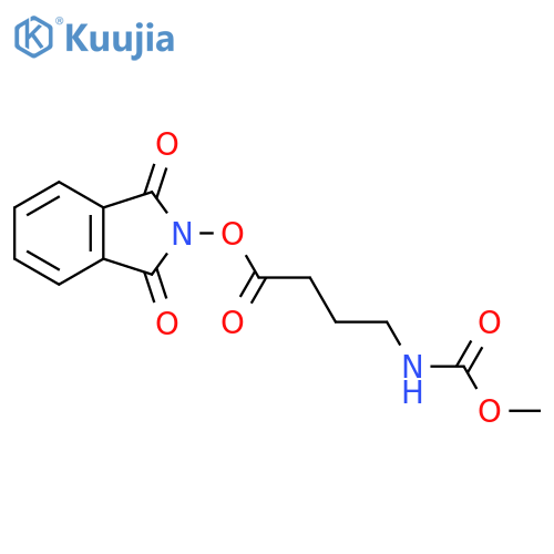 1,3-dioxo-2,3-dihydro-1H-isoindol-2-yl 4-[(methoxycarbonyl)amino]butanoate structure