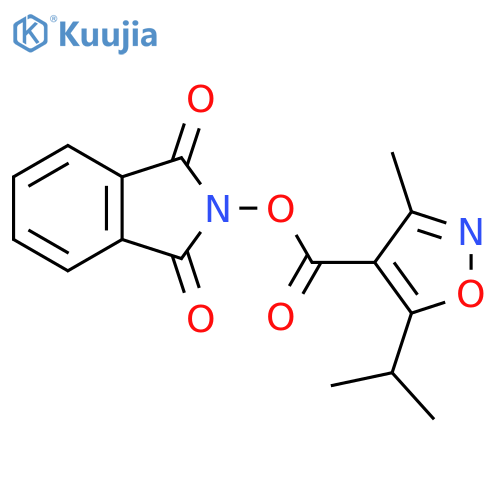 1,3-dioxo-2,3-dihydro-1H-isoindol-2-yl 3-methyl-5-(propan-2-yl)-1,2-oxazole-4-carboxylate structure