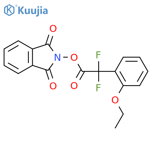 1,3-dioxo-2,3-dihydro-1H-isoindol-2-yl 2-(2-ethoxyphenyl)-2,2-difluoroacetate structure