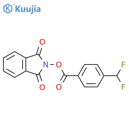 1,3-dioxo-2,3-dihydro-1H-isoindol-2-yl 4-(difluoromethyl)benzoate structure
