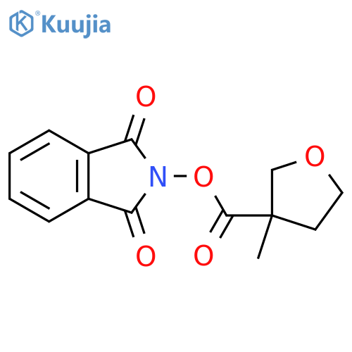 1,3-Dioxoisoindolin-2-YL 3-methyltetrahydrofuran-3-carboxylate structure