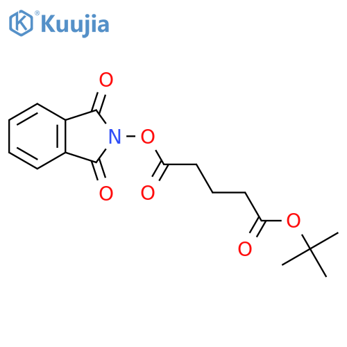 1-tert-butyl 1,3-dioxo-2,3-dihydro-1H-isoindol-2-yl pentanedioate structure
