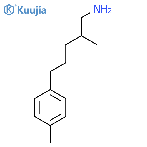 2-Methyl-5-(4-methylphenyl)pentan-1-amine structure
