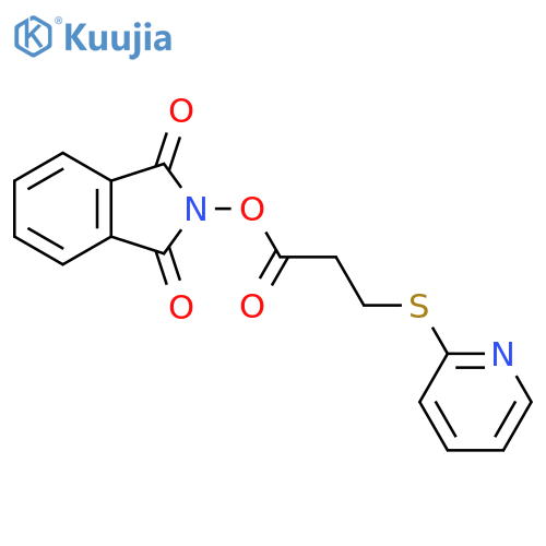 1,3-dioxo-2,3-dihydro-1H-isoindol-2-yl 3-(pyridin-2-ylsulfanyl)propanoate structure