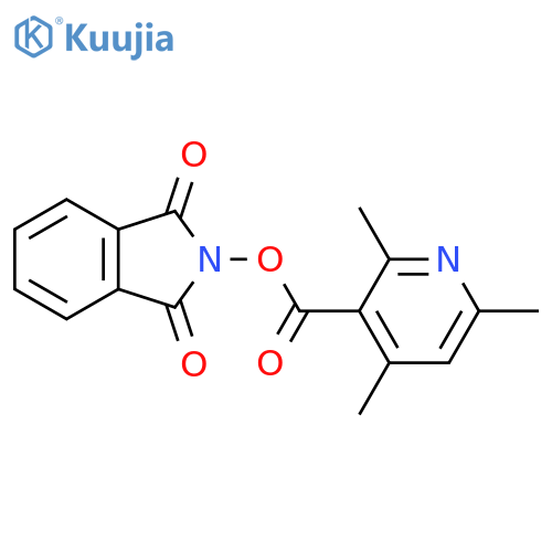 1,3-dioxo-2,3-dihydro-1H-isoindol-2-yl 2,4,6-trimethylpyridine-3-carboxylate structure