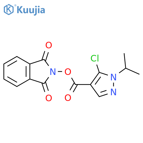 1,3-dioxo-2,3-dihydro-1H-isoindol-2-yl 5-chloro-1-(propan-2-yl)-1H-pyrazole-4-carboxylate structure