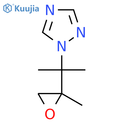 1-[2-(2-Methyloxiran-2-yl)propan-2-yl]-1,2,4-triazole structure