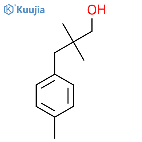 2,2-Dimethyl-3-(4-methylphenyl)propan-1-ol structure