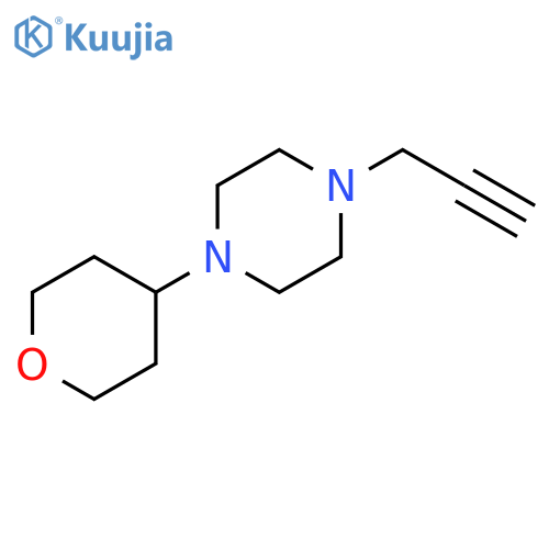 1-(2-Propyn-1-yl)-4-(tetrahydro-2H-pyran-4-yl)piperazine structure