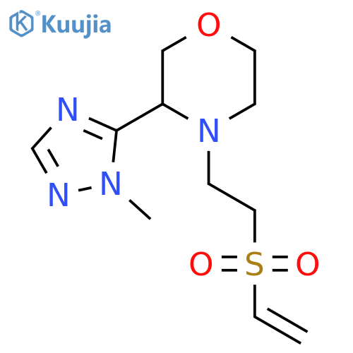 4-(2-Ethenylsulfonylethyl)-3-(2-methyl-1,2,4-triazol-3-yl)morpholine structure