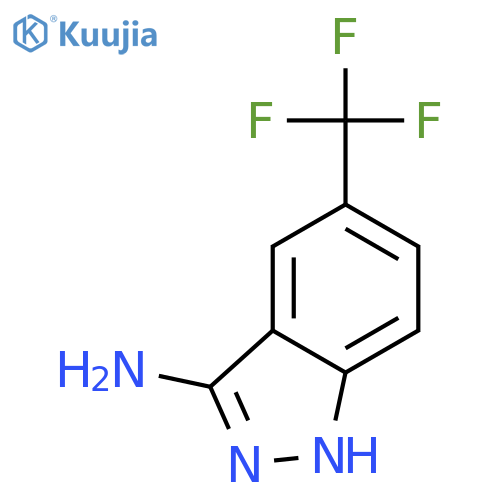 5-(trifluoromethyl)-1H-indazol-3-amine structure