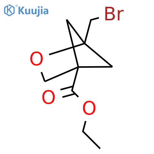 ethyl 1-(bromomethyl)-2-oxabicyclo2.1.1hexane-4-carboxylate structure