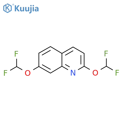 2,7-Bis(difluoromethoxy)quinoline structure
